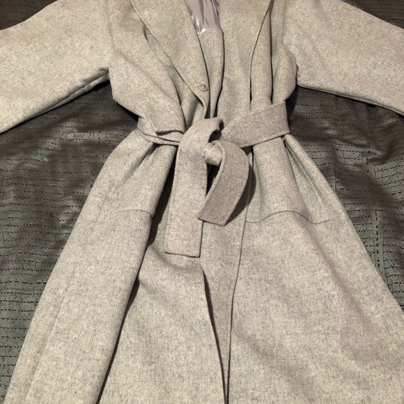 Gray Pea coat - Picture 2 of 3